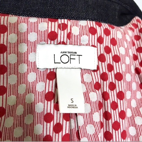 Ann Taylor LOFT Denim Pea Coat - Picture 5 of 5